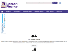 Tablet Screenshot of bazaarifinance.com